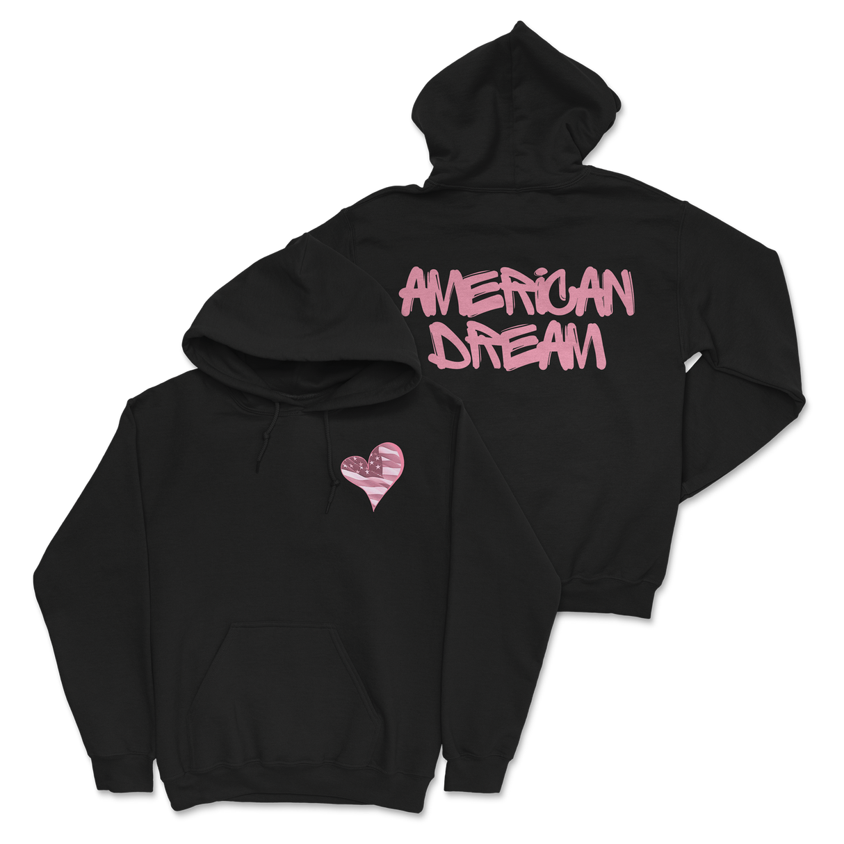 Zoe Day - Heart Hoodie - Black