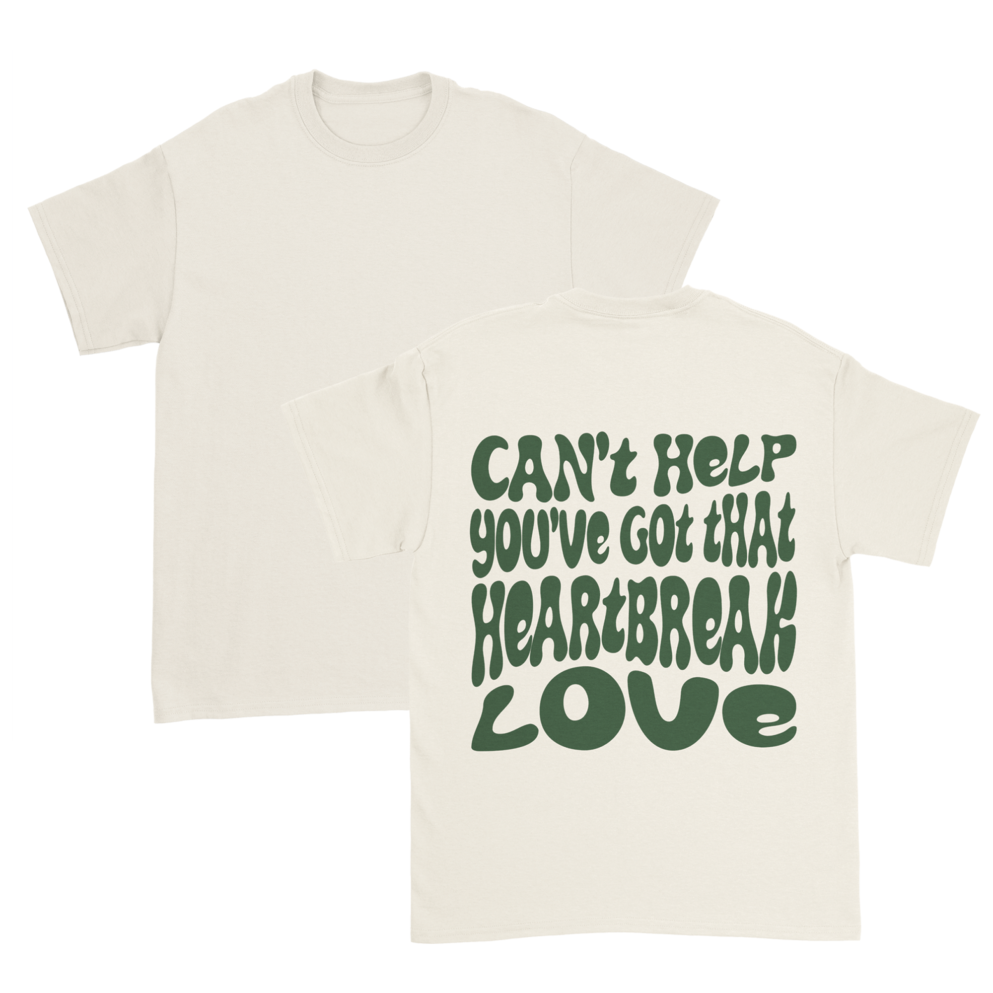 Dalton Mauldin - Heartbreak Love T-Shirt (Green Print)