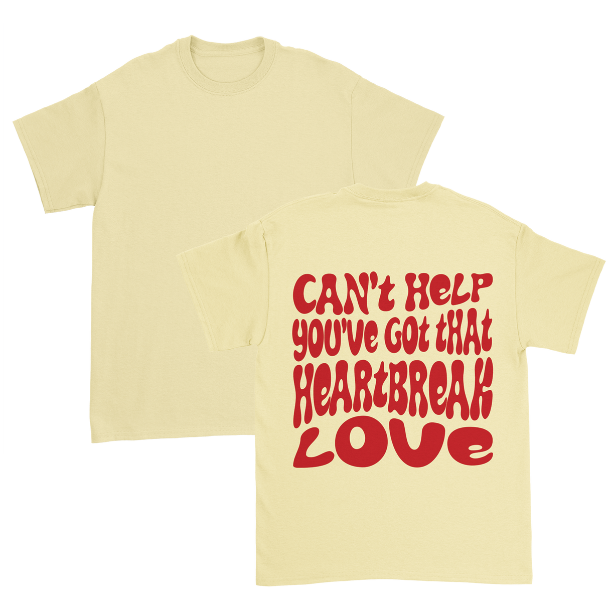 Dalton Mauldin - Heartbreak Love T-Shirt (Red Print)