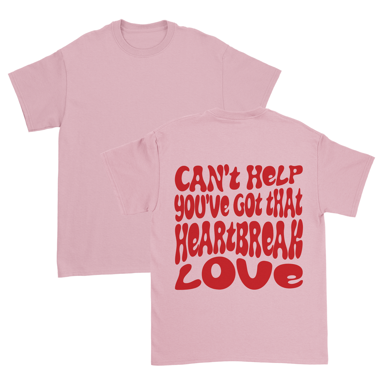 Dalton Mauldin - Heartbreak Love T-Shirt (Red Print)