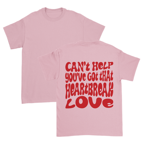 Dalton Mauldin - Heartbreak Love T-Shirt (Red Print)