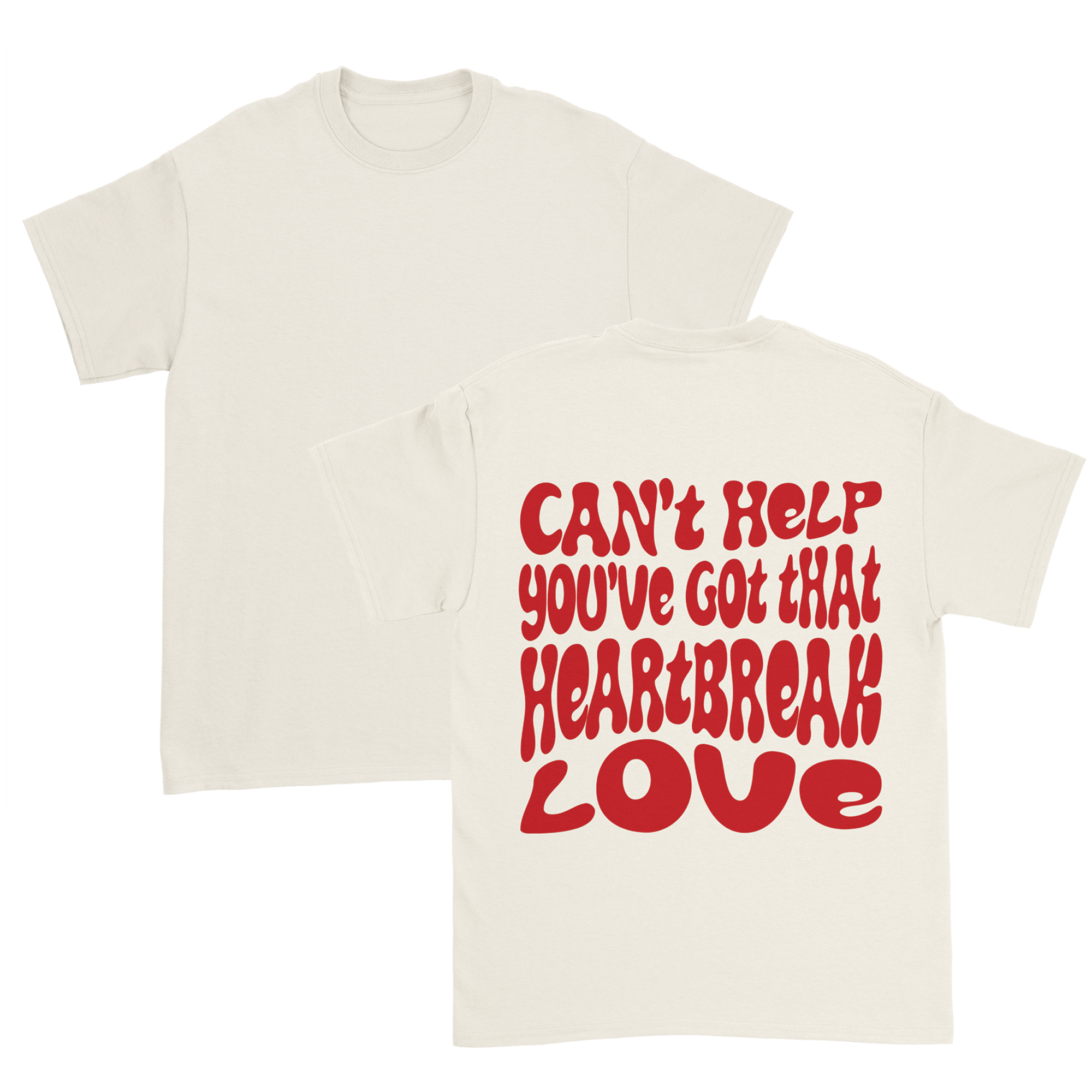 Dalton Mauldin - Heartbreak Love T-Shirt (Red Print)