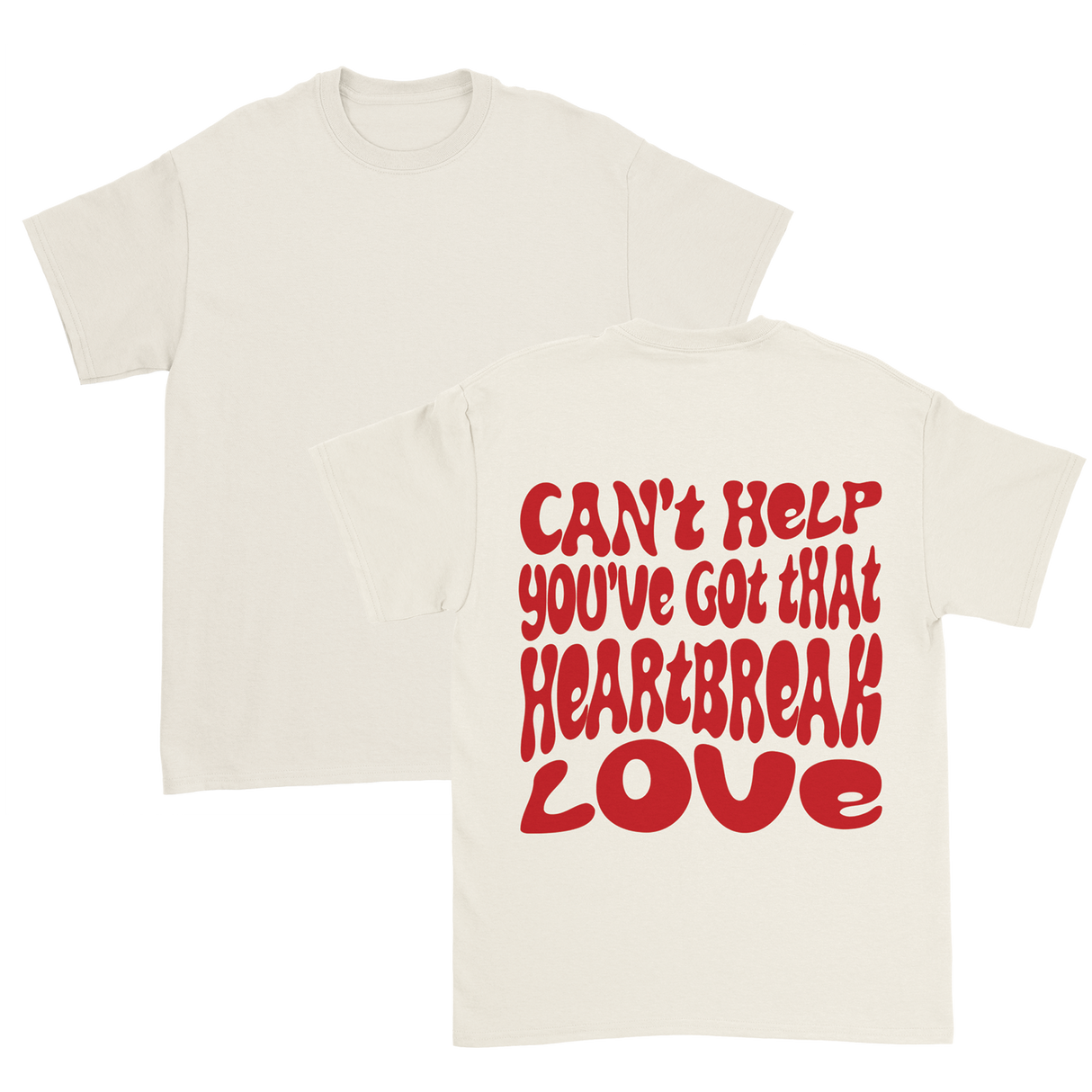 Dalton Mauldin - Heartbreak Love T-Shirt (Red Print)