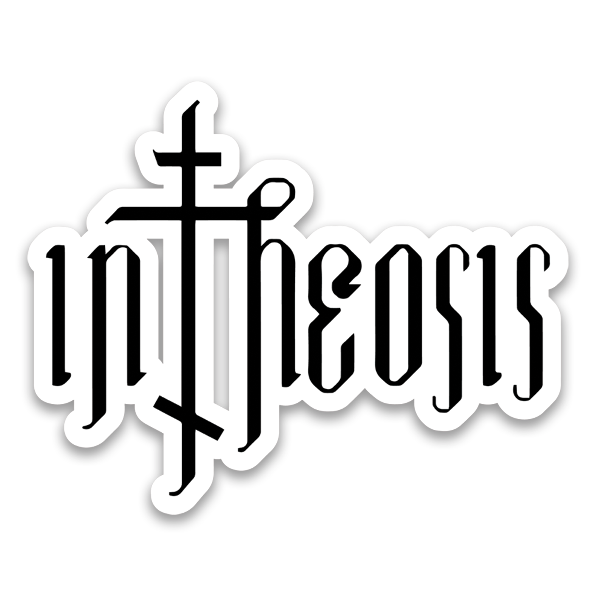 InTheosis - Logo Vinyl Decal - 3x4