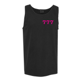 Garett Delano - Lucky 777 Tank (Hot Pink Print)