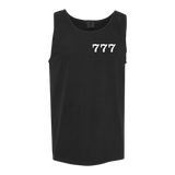 Garett Delano - Lucky 777 Tank (White Print)