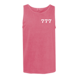 Garett Delano - Lucky 777 Tank (White Print)