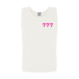 Garett Delano - Lucky 777 Tank (Hot Pink Print)