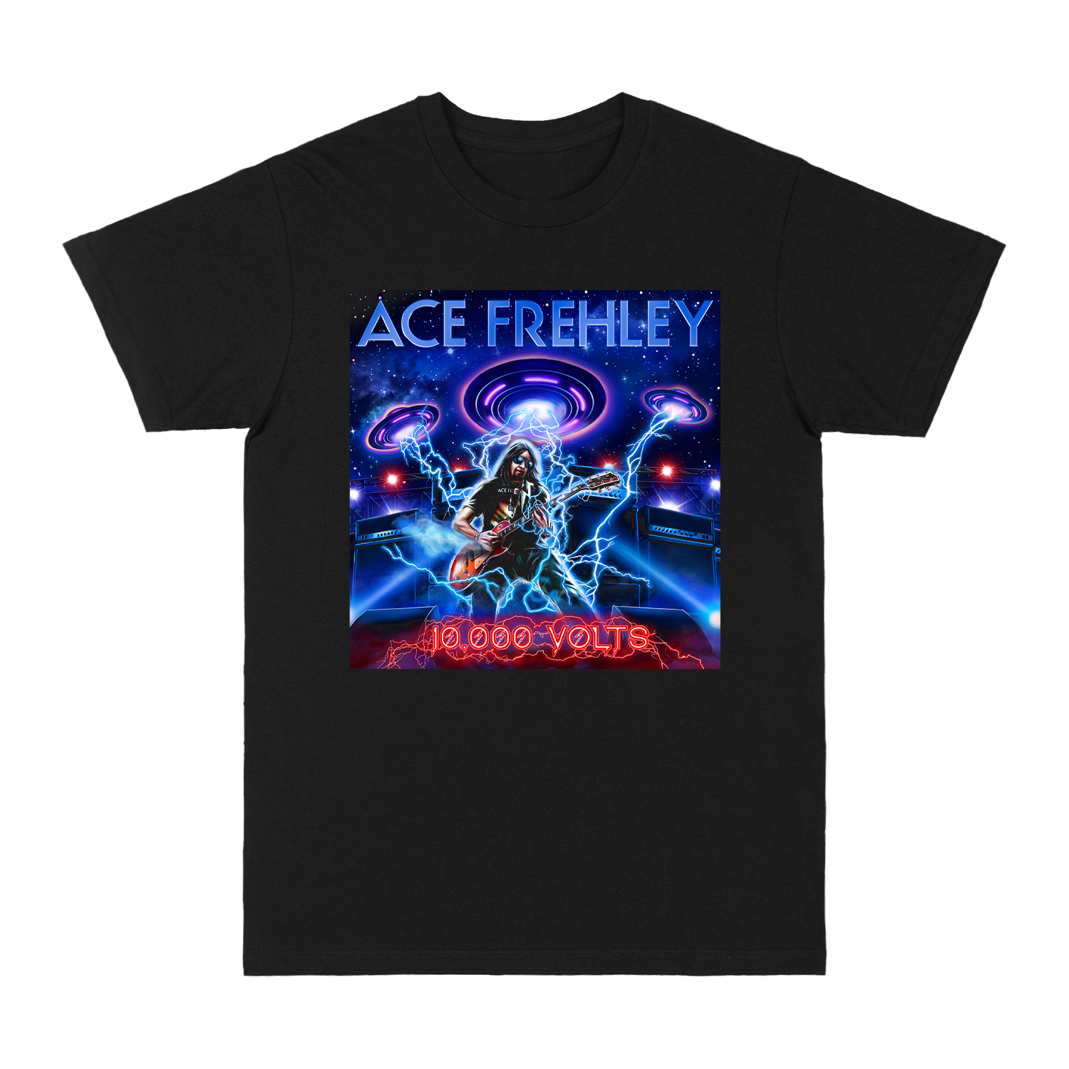 Ace Frehley - 10,000 Volts Cover T-Shirt