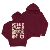 Dalton Mauldin - Miss U Hoodie - Cream Print