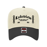 Lakeview - Blue Collar Country Embroidered Hat (Black/Natural)