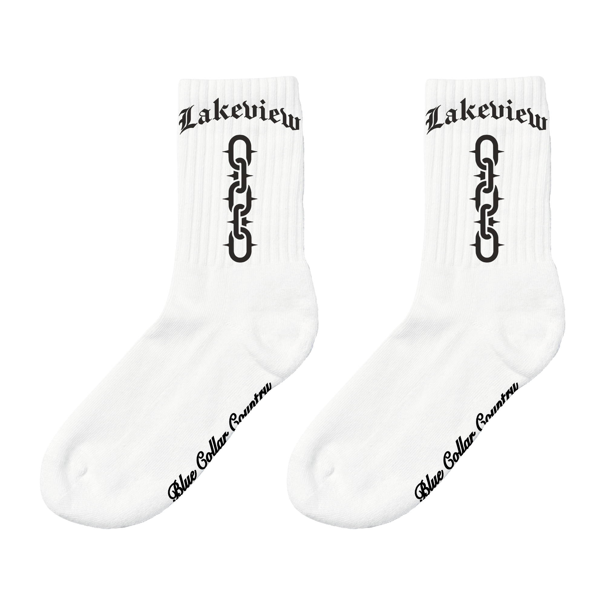 Lakeview - Blue Collar Country Socks