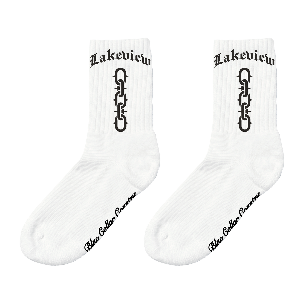 Lakeview - Blue Collar Country Socks