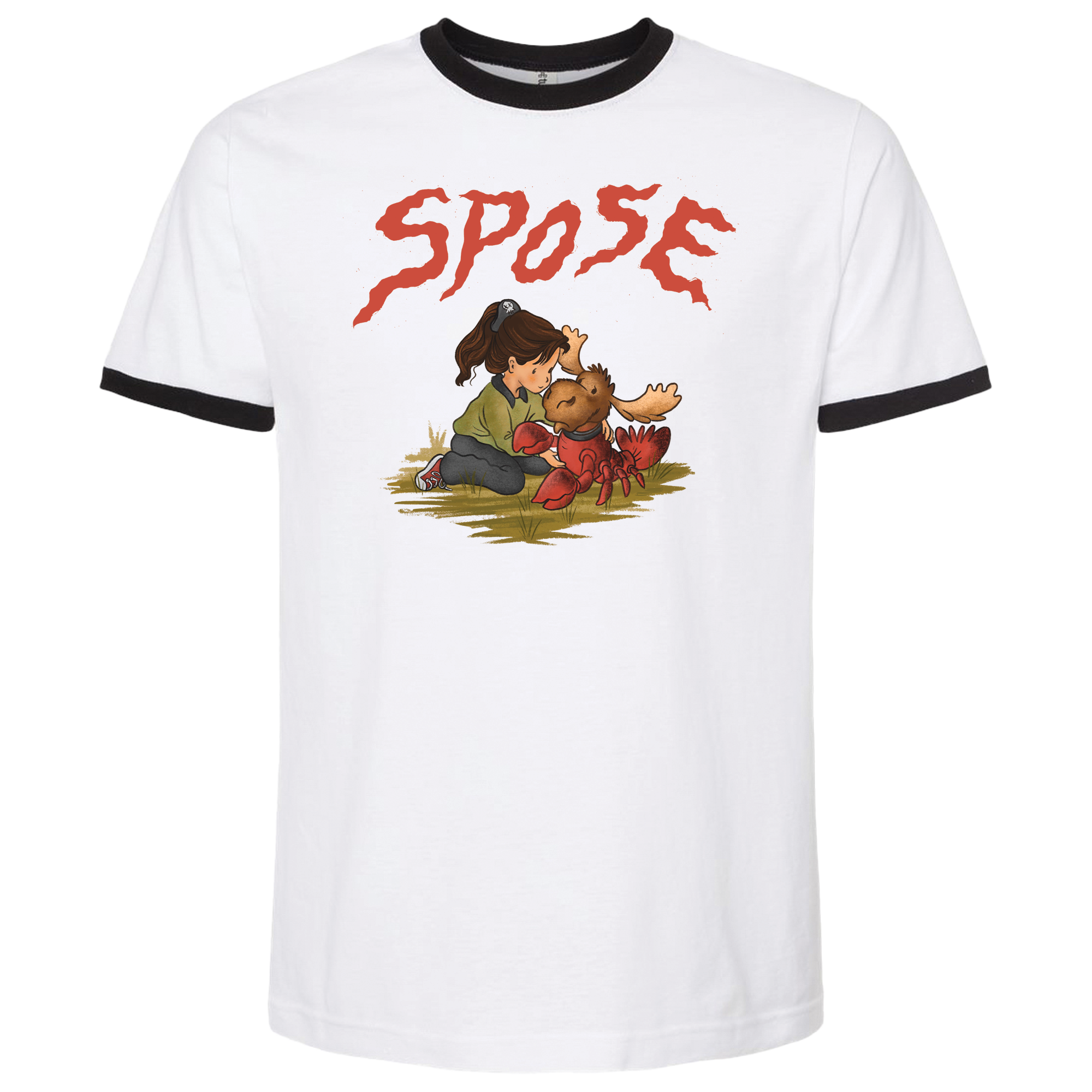 Spose - Moose Lobster Ringer T-Shirt