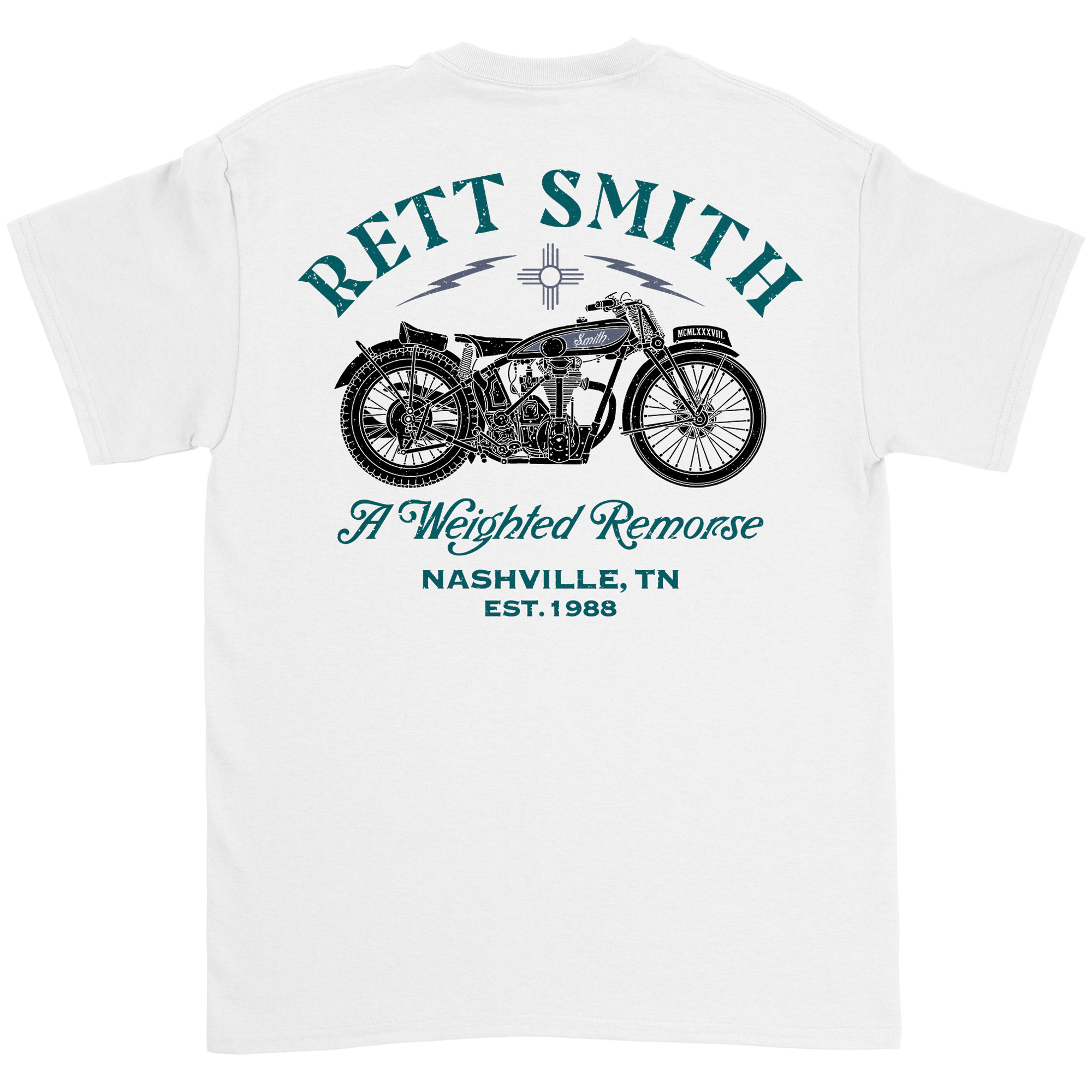 Rett Smith - Motorcycle Tee - White