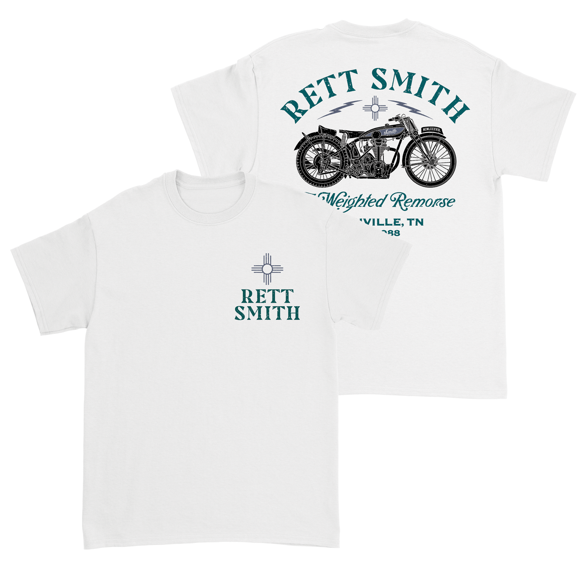 Rett Smith - Motorcycle Tee - White