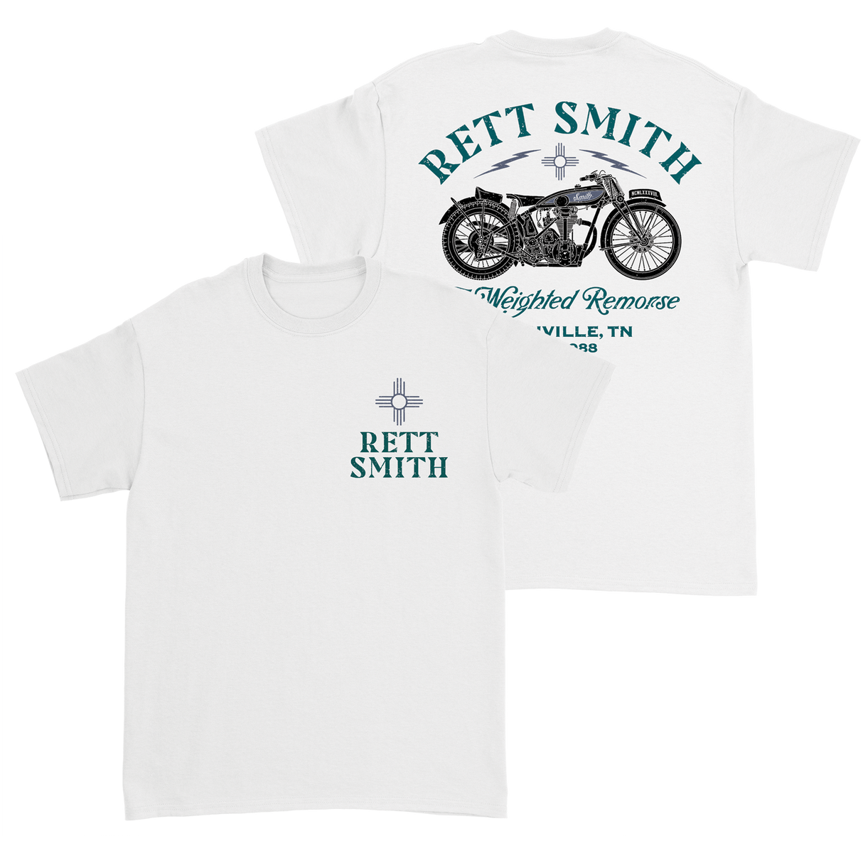 Rett Smith - Motorcycle Tee - White