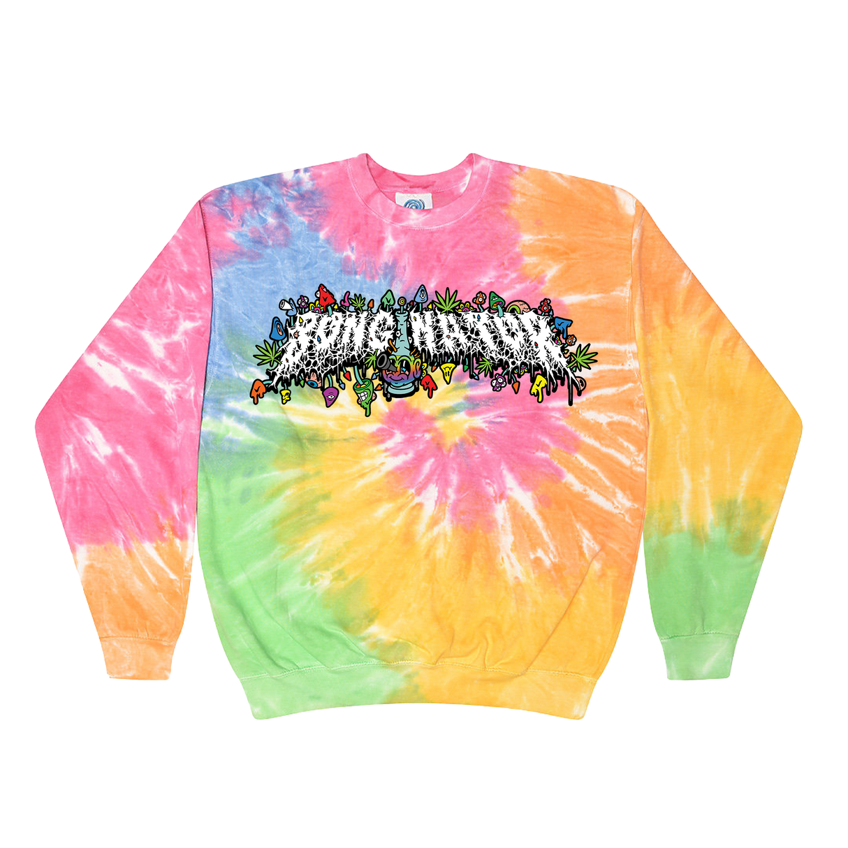 Bonginator - Tie Dye Mushroom Crewneck