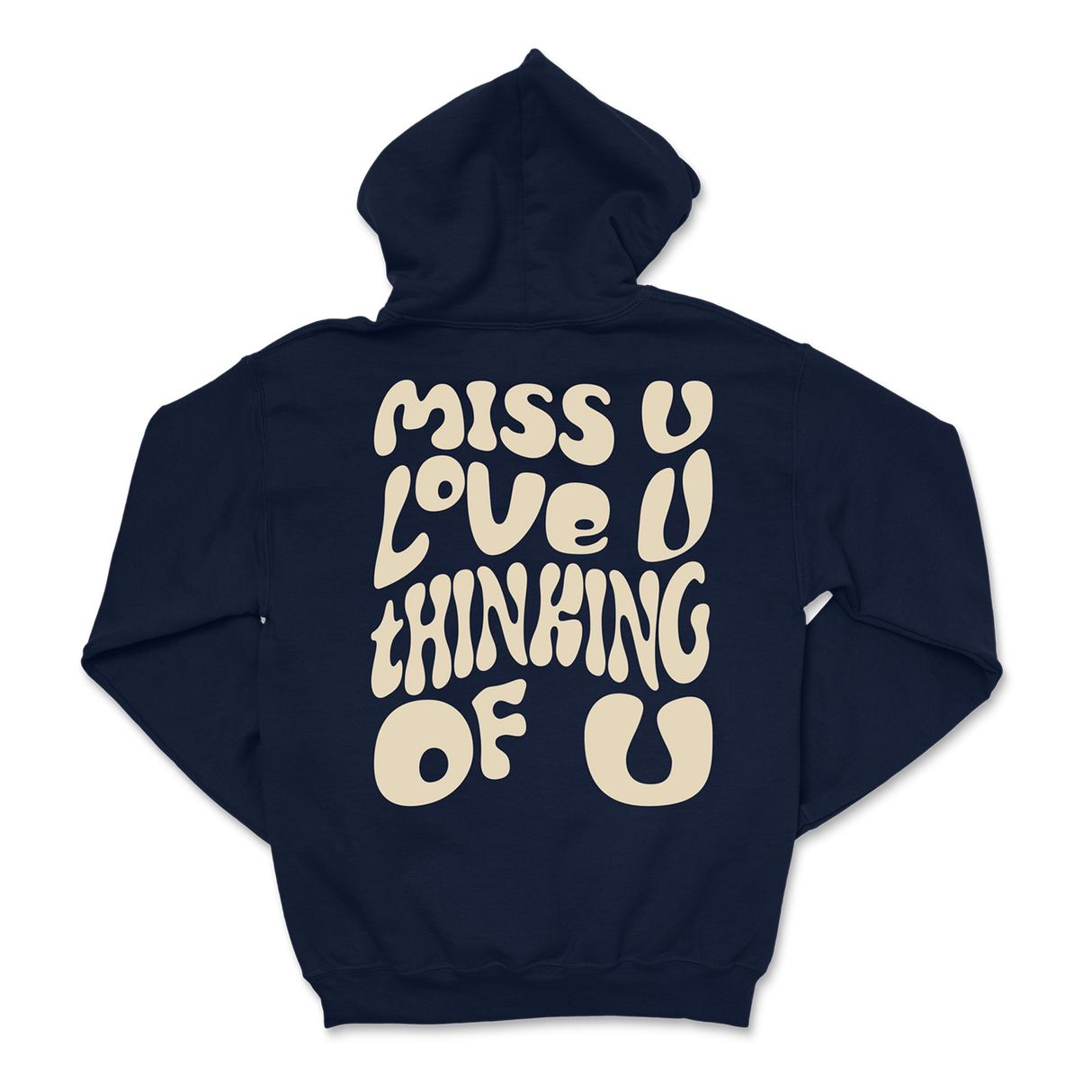 Dalton Mauldin - Miss U Hoodie - Cream Print