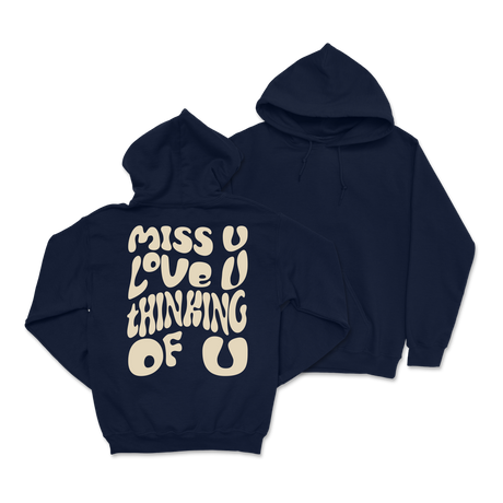 Dalton Mauldin - Miss U Hoodie - Cream Print