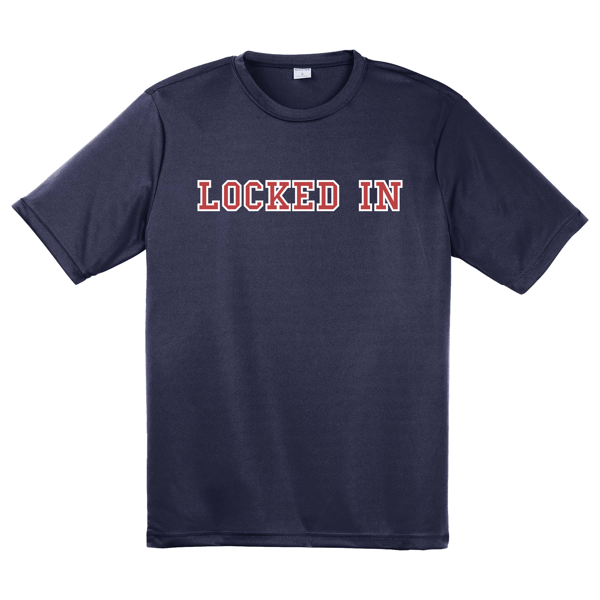 Davis Clarke - Locked In Performance T-Shirt (Red/White Print)