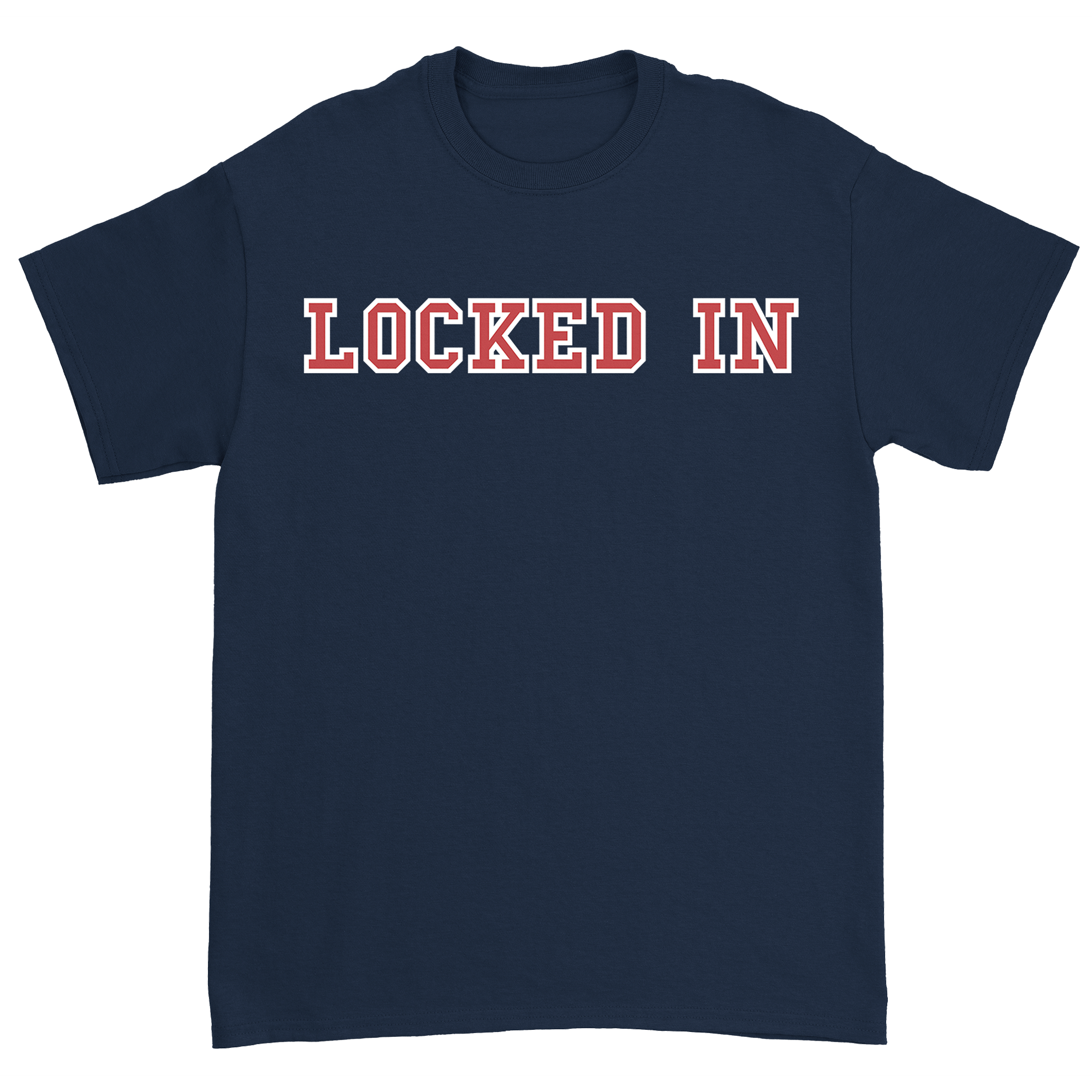 Davis Clarke - Locked In T-Shirt (Red/White Print)