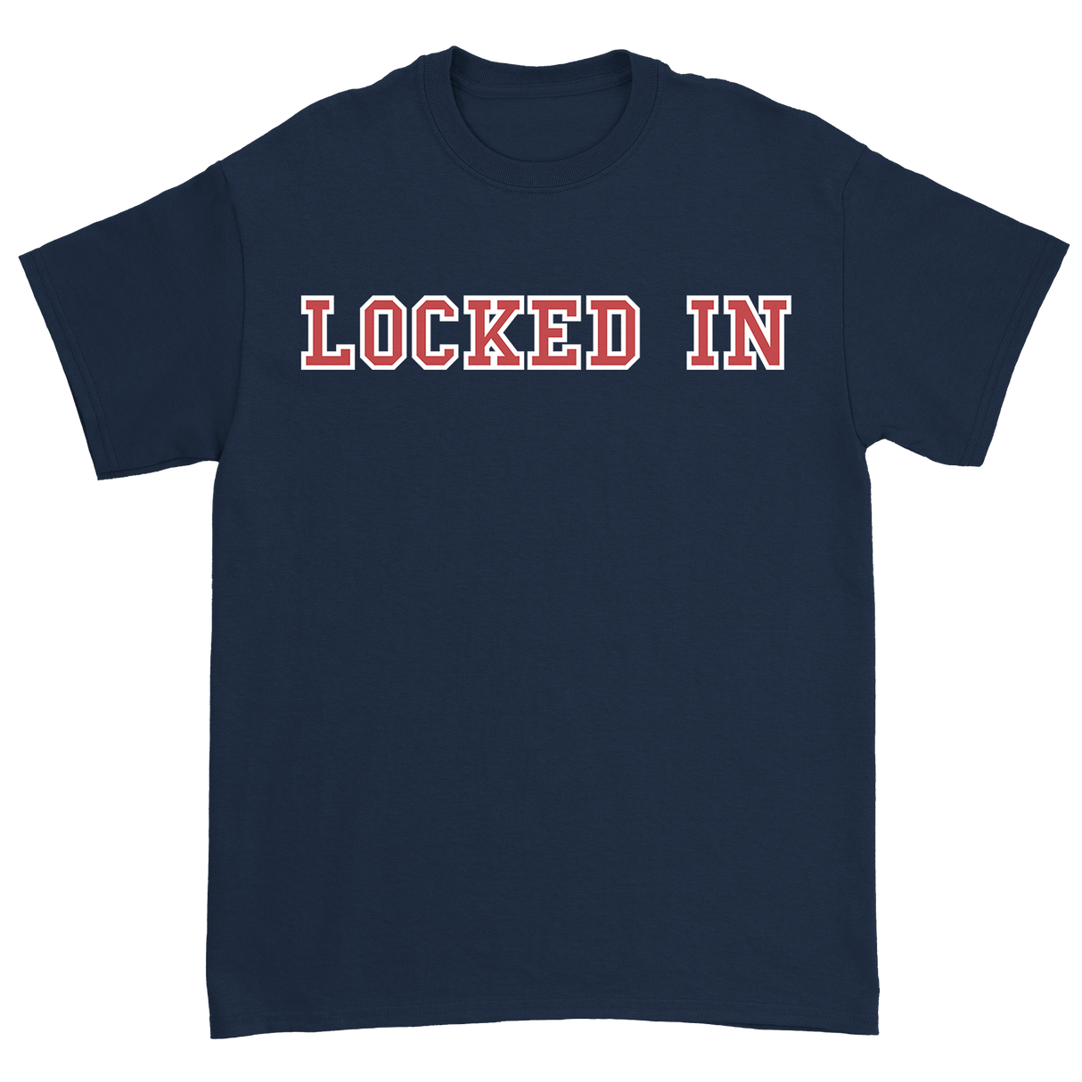 Davis Clarke - Locked In T-Shirt (Red/White Print)