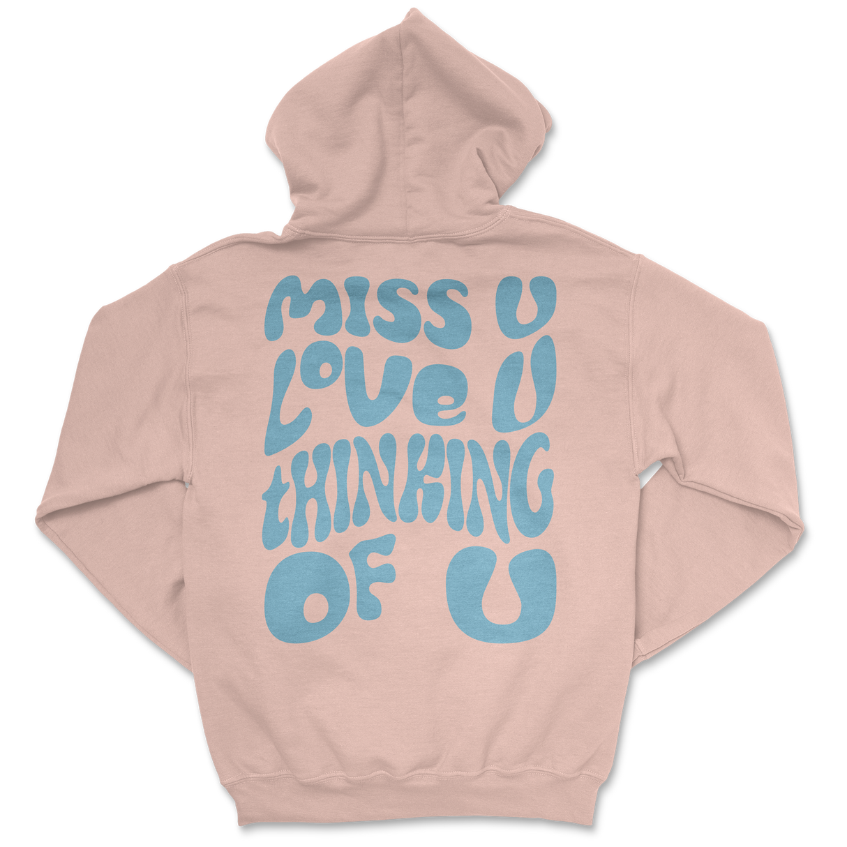 Dalton Maudlin - Miss U Hoodie - Light Blue Print