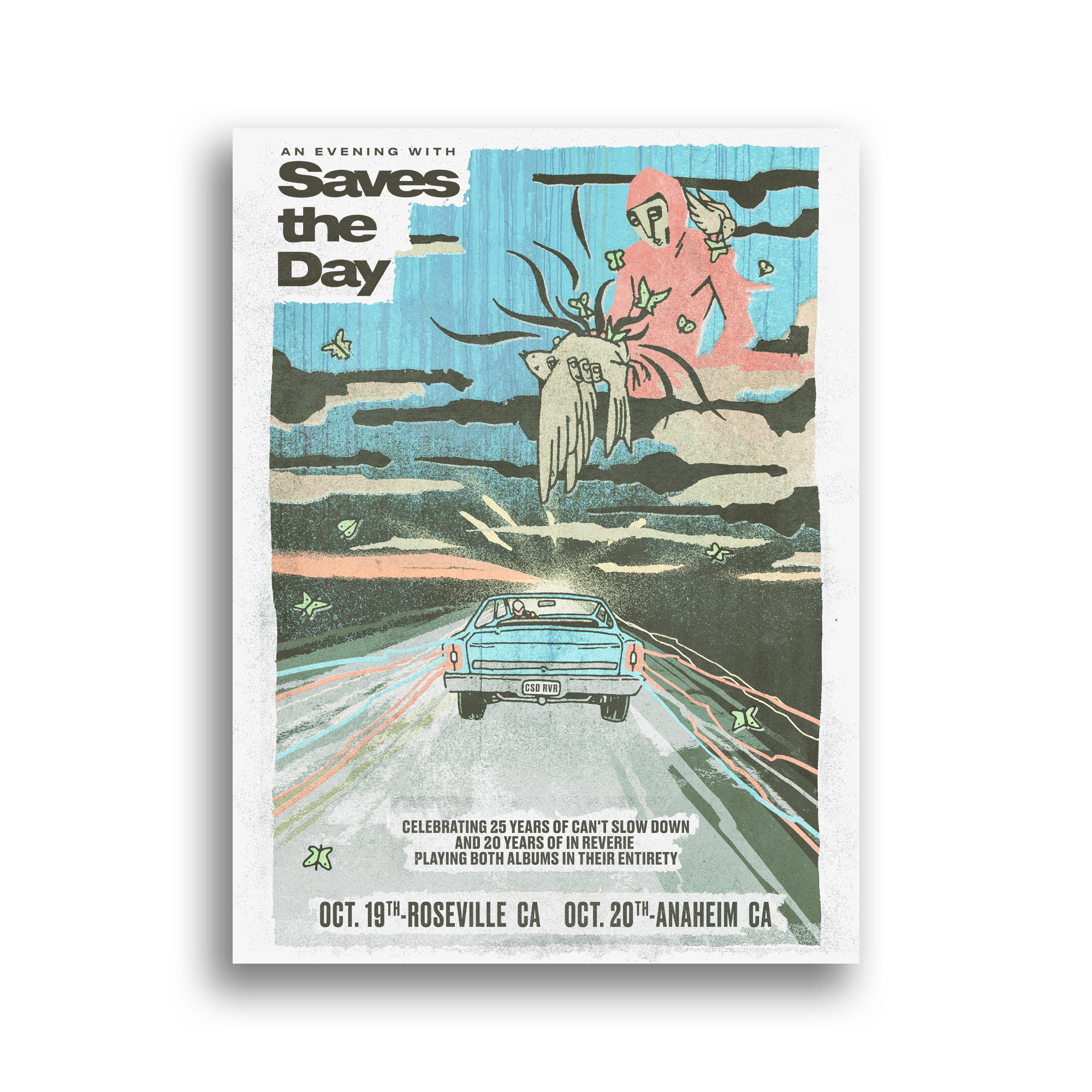 Saves The Day - Show Exclusive Poster
