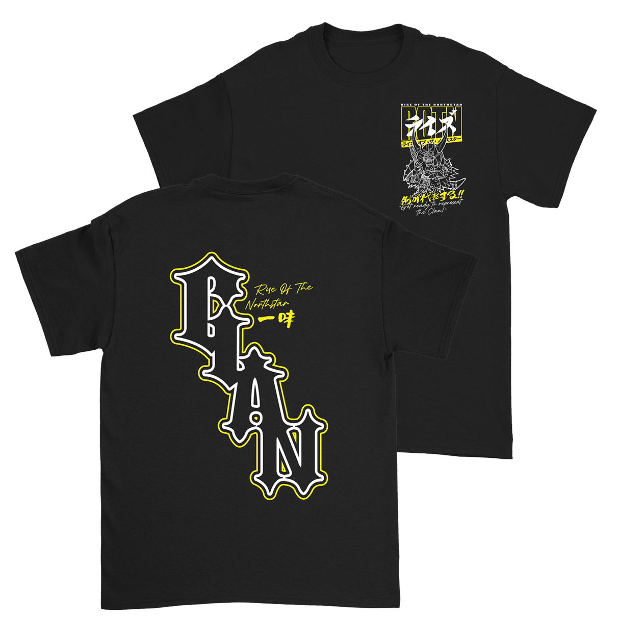 Rise Of The Northstar - Represent The Clan Black T-Shirt