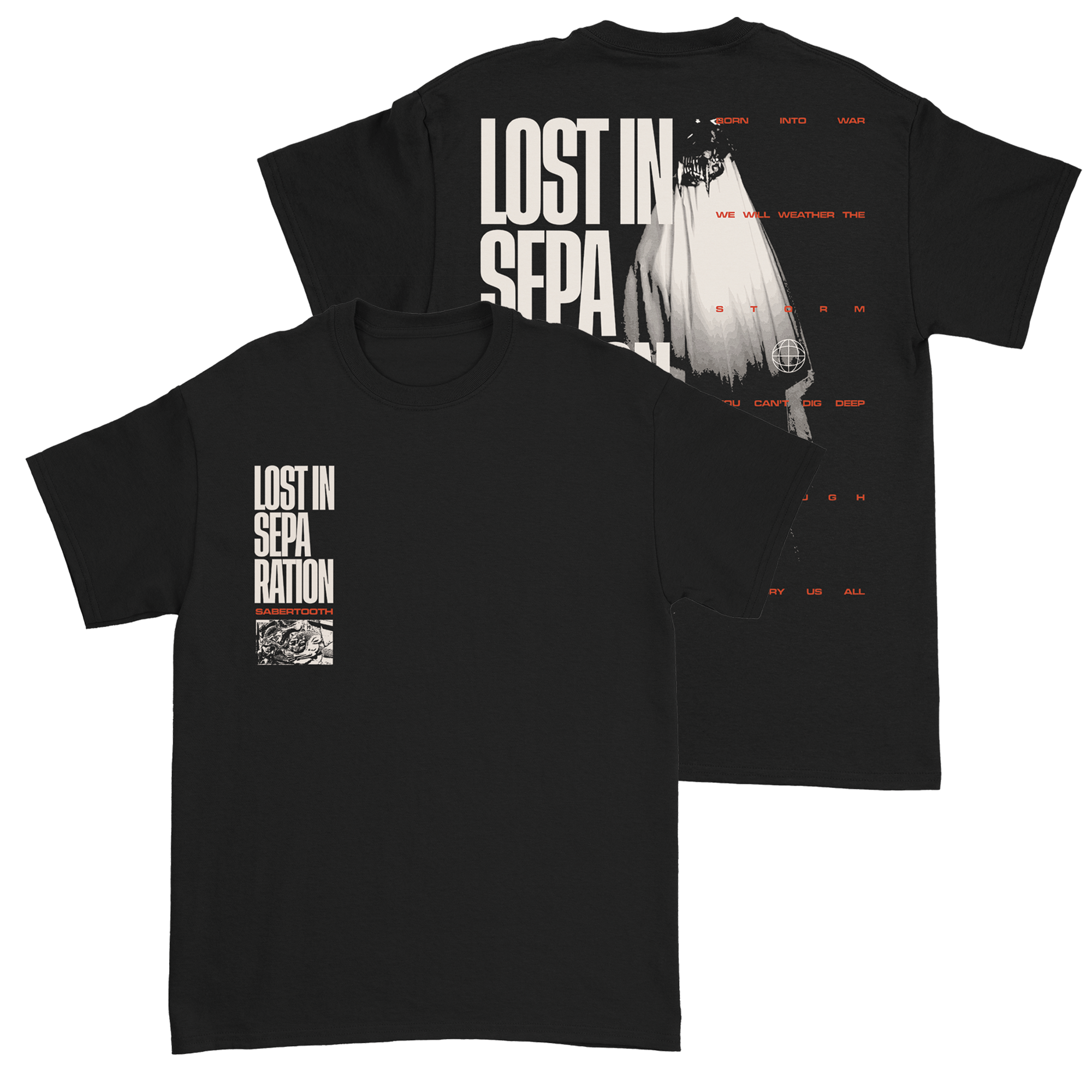 Lost In Separation - Sabertooth T-Shirt (Pre-Order)