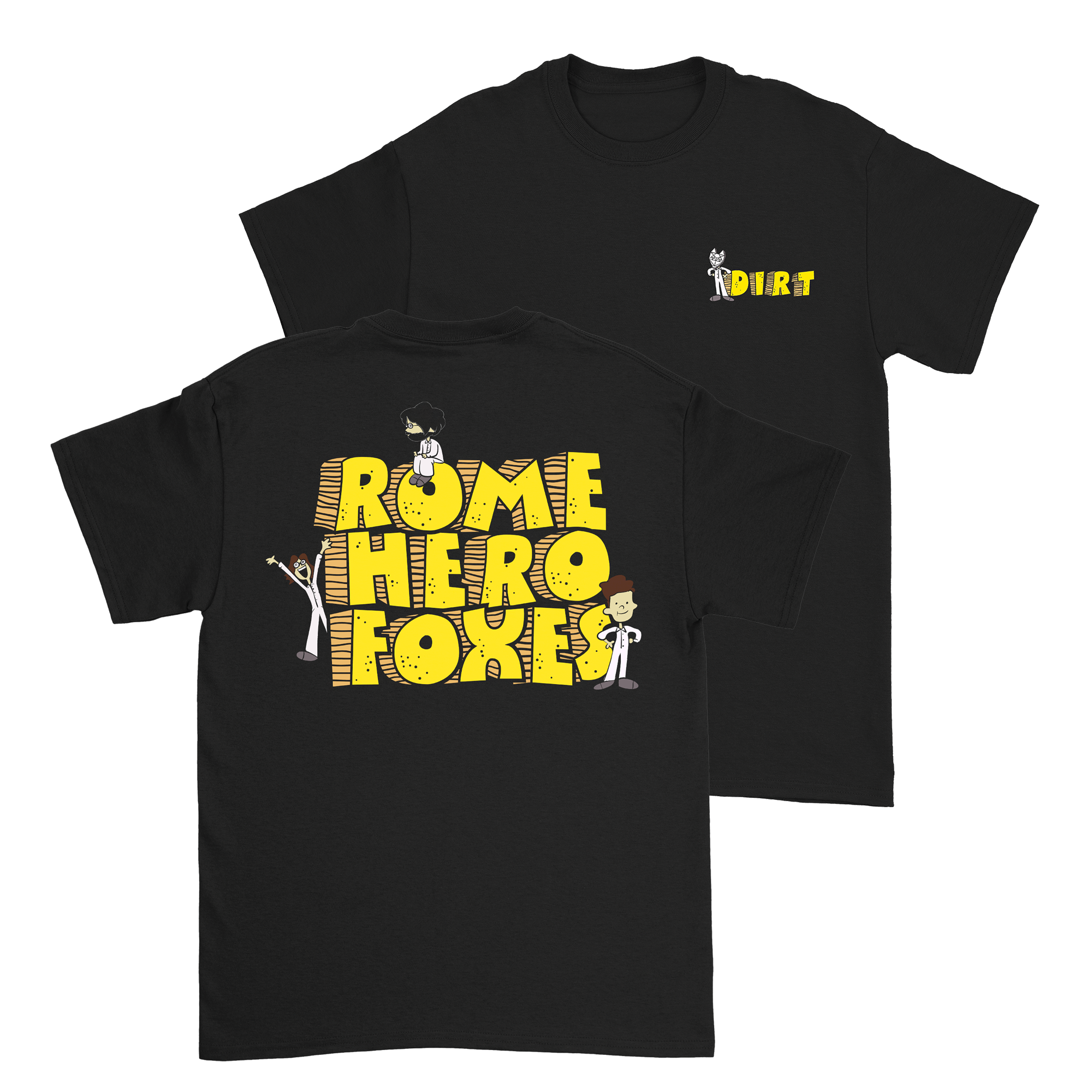 Rome Hero Foxes - Schoolhouse T-Shirt (Pre-Order)