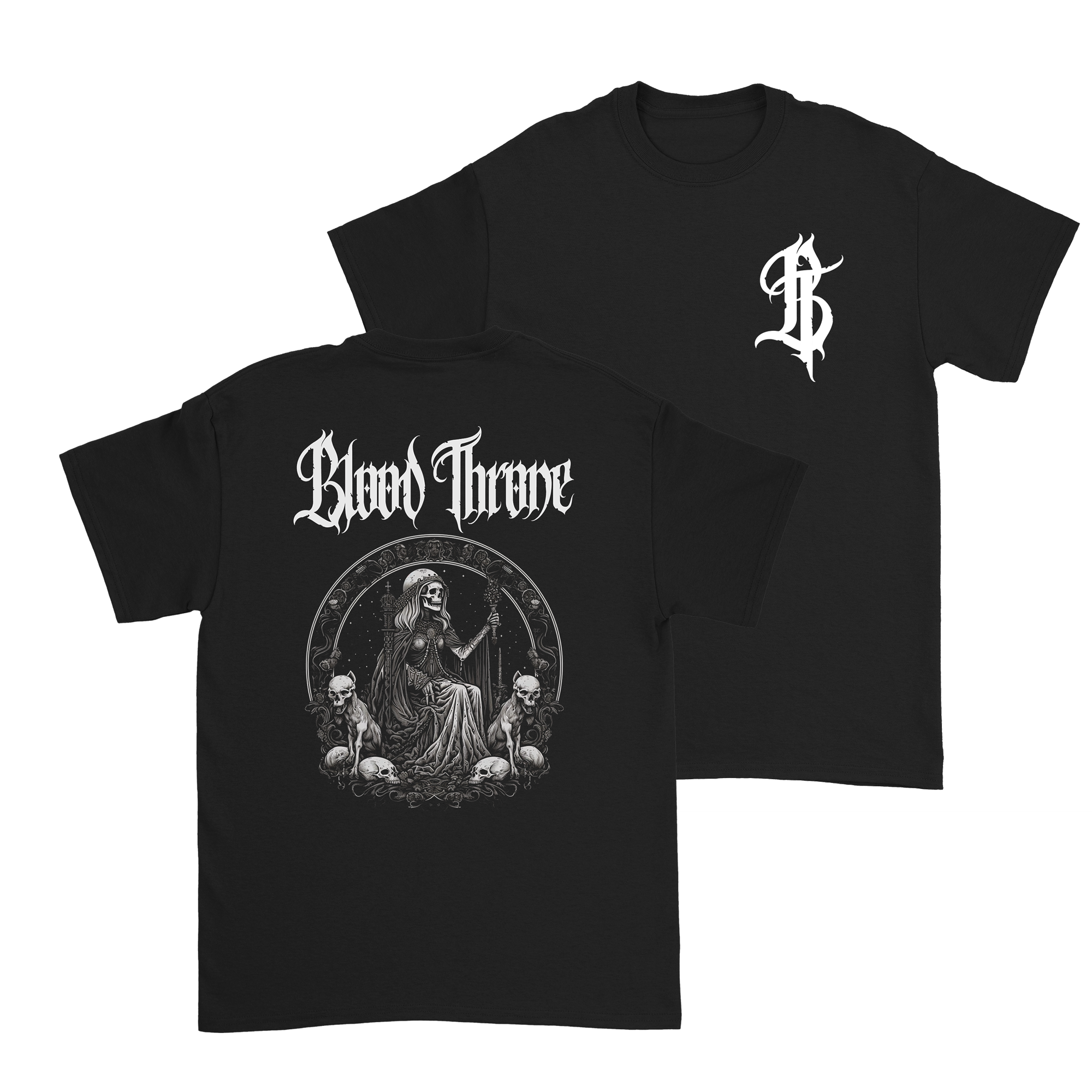 Blood Throne - Skeleton Woman T-Shirt