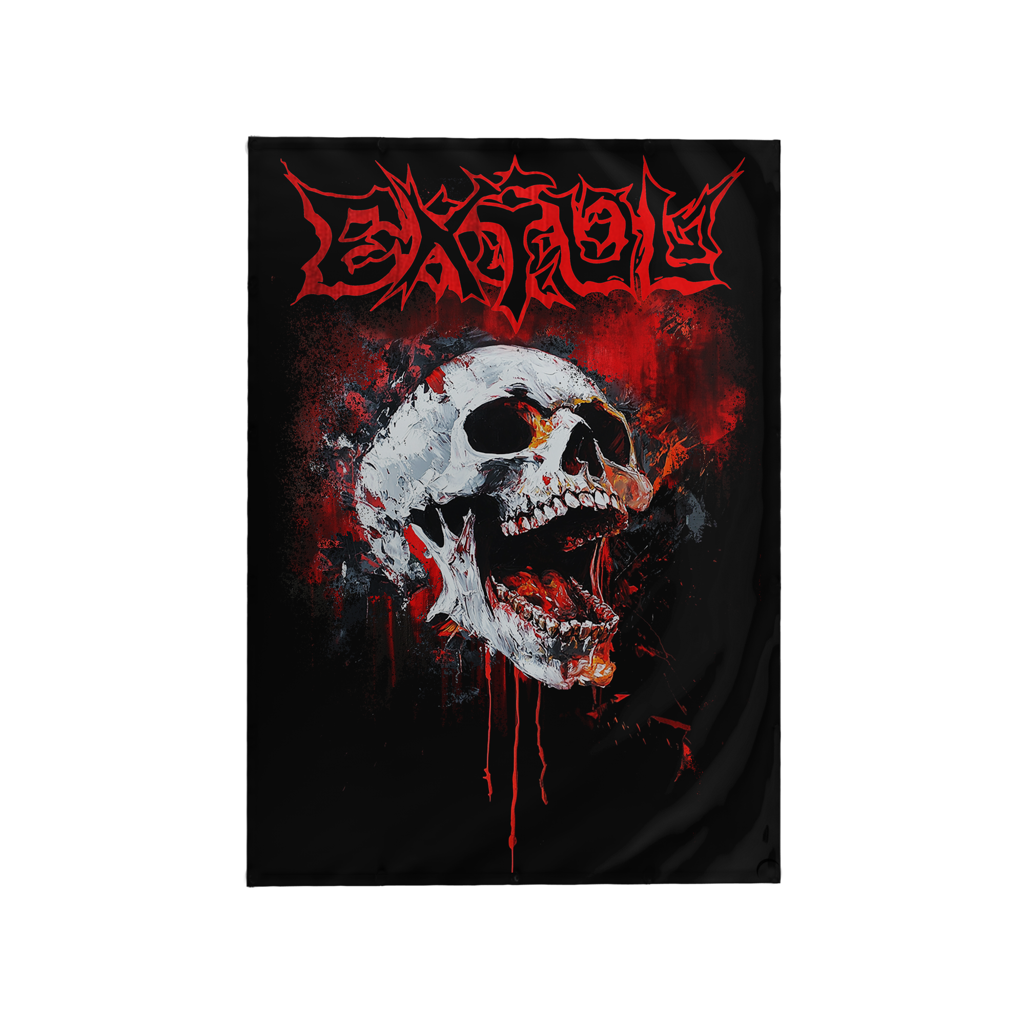 EXTOL - Skull Wall Flag - 26 x 36