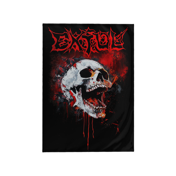 EXTOL - Skull Wall Flag - 26 x 36