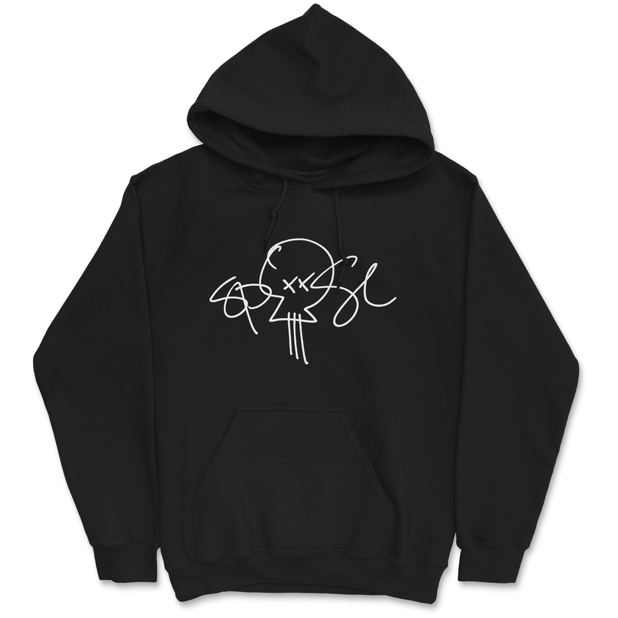 Spose - Skull Logo Black Hoodie