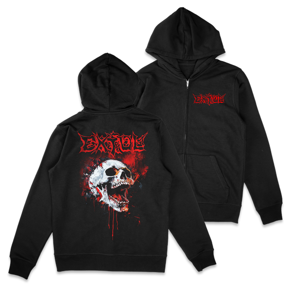 EXTOL - Skull Zip Hoodie