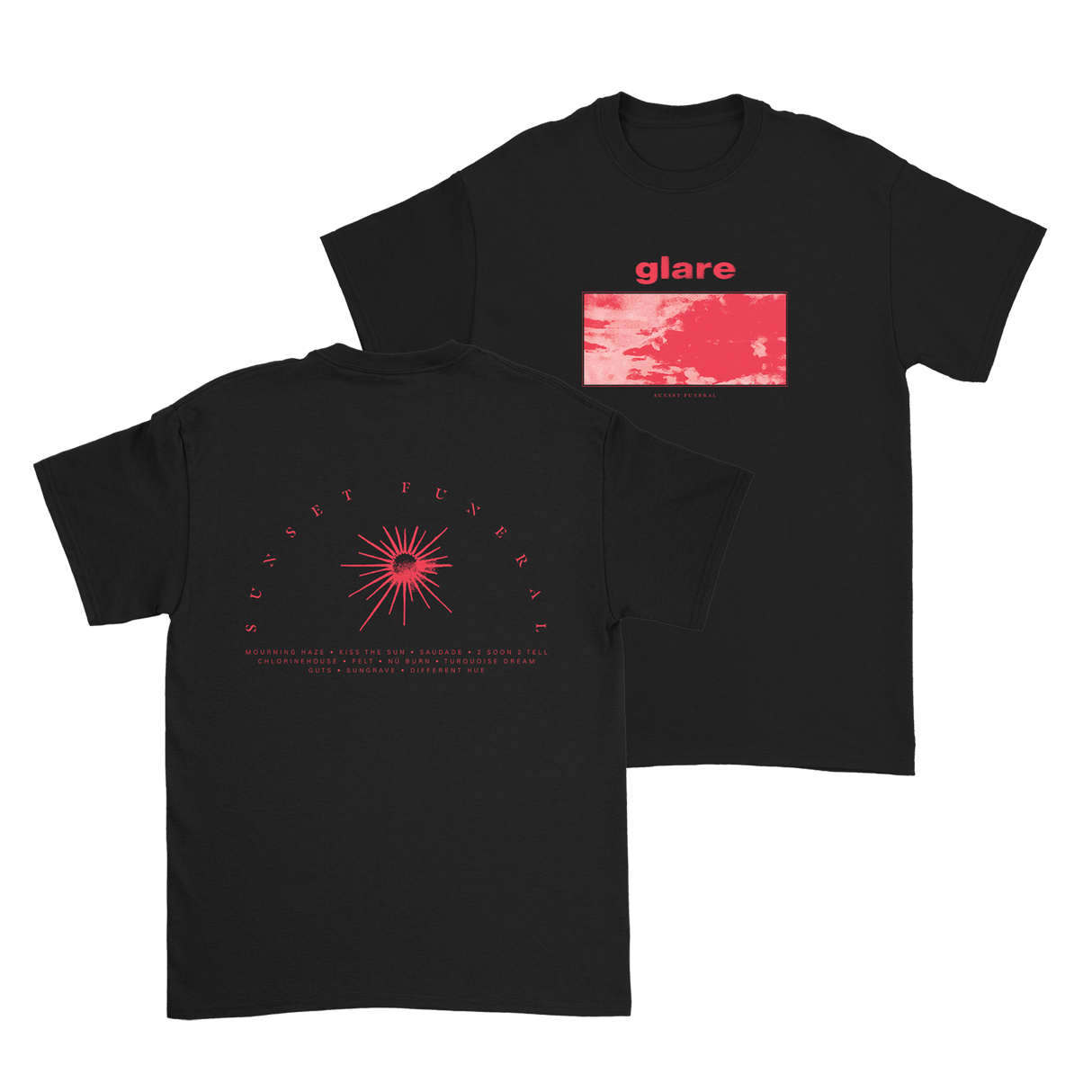 Glare - Sunset Funeral T-Shirt (Pre-Order)