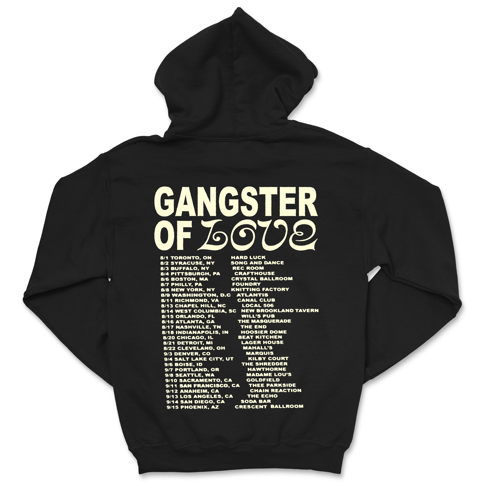 Super American - Tour Dates Hoodie