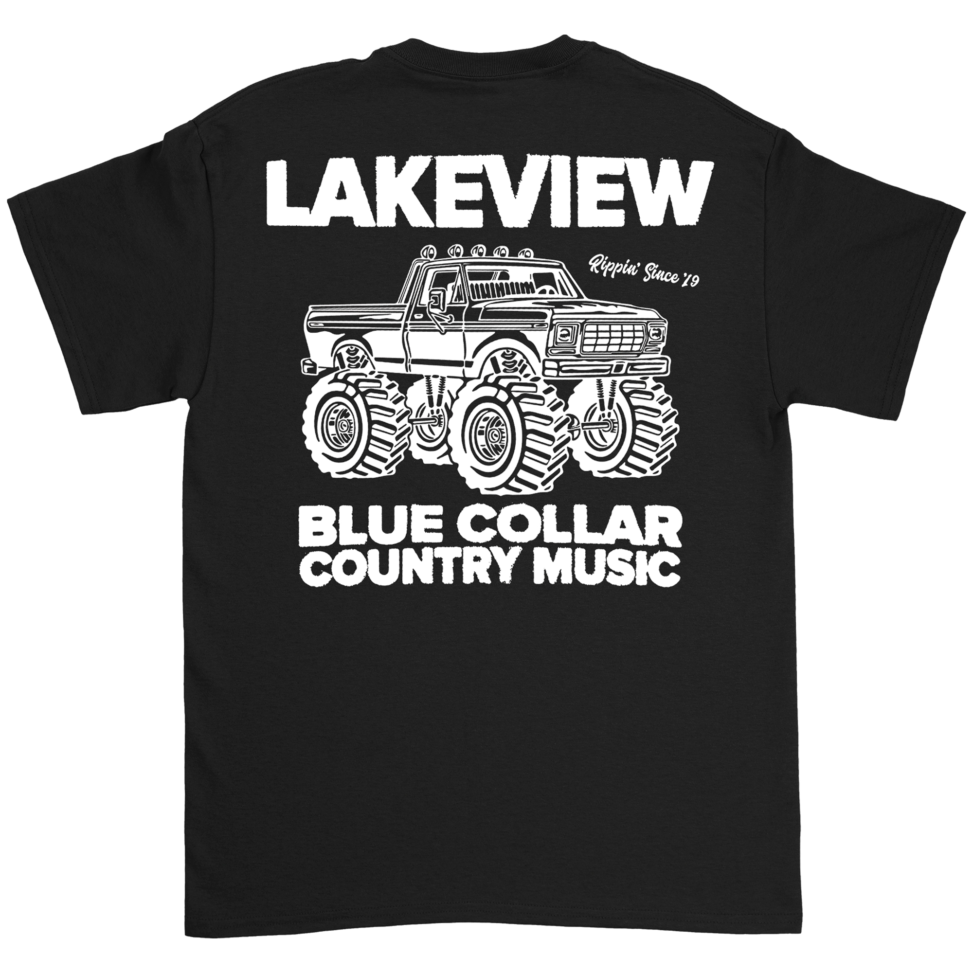 Lakeview - Truck Black T-Shirt