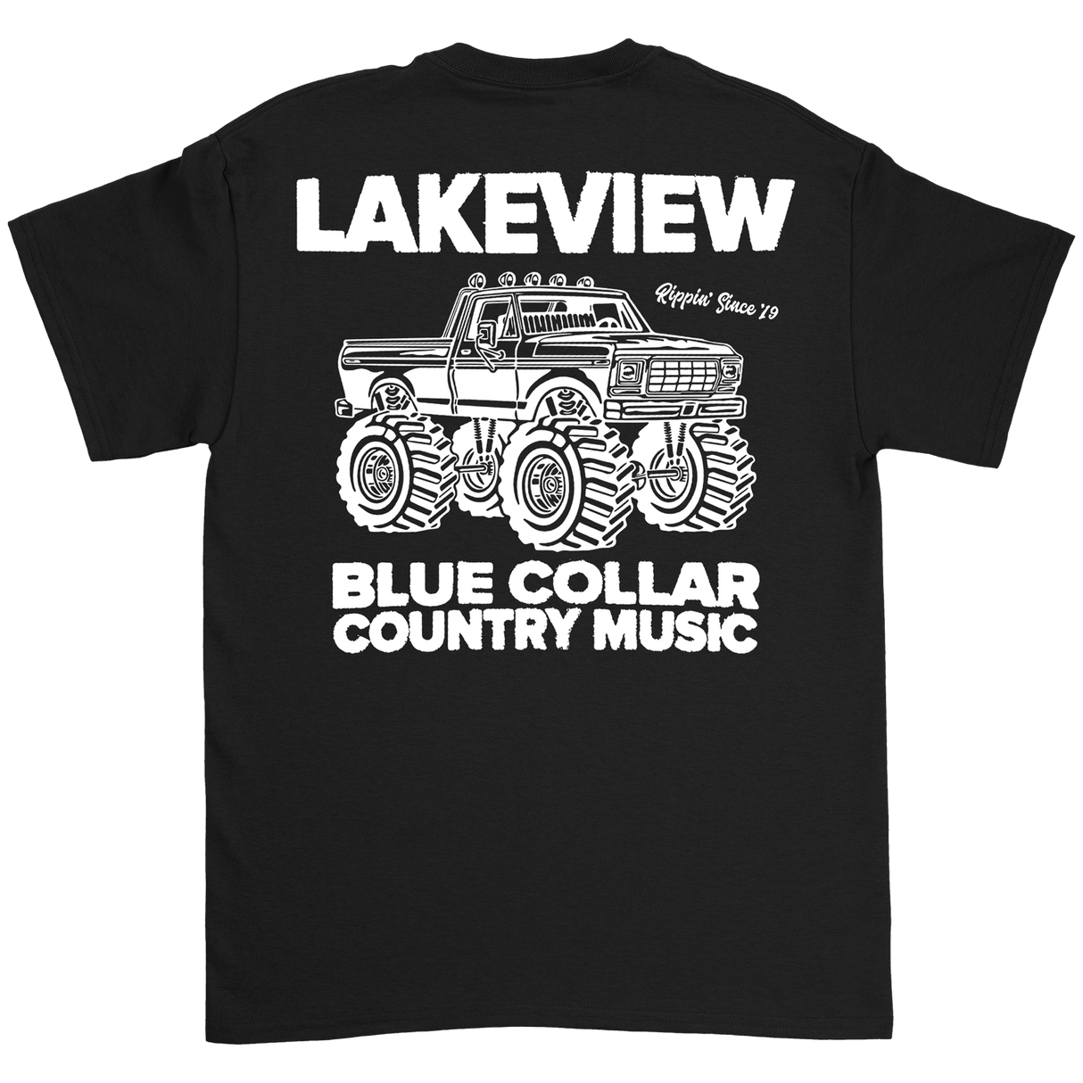 Lakeview - Truck Black T-Shirt