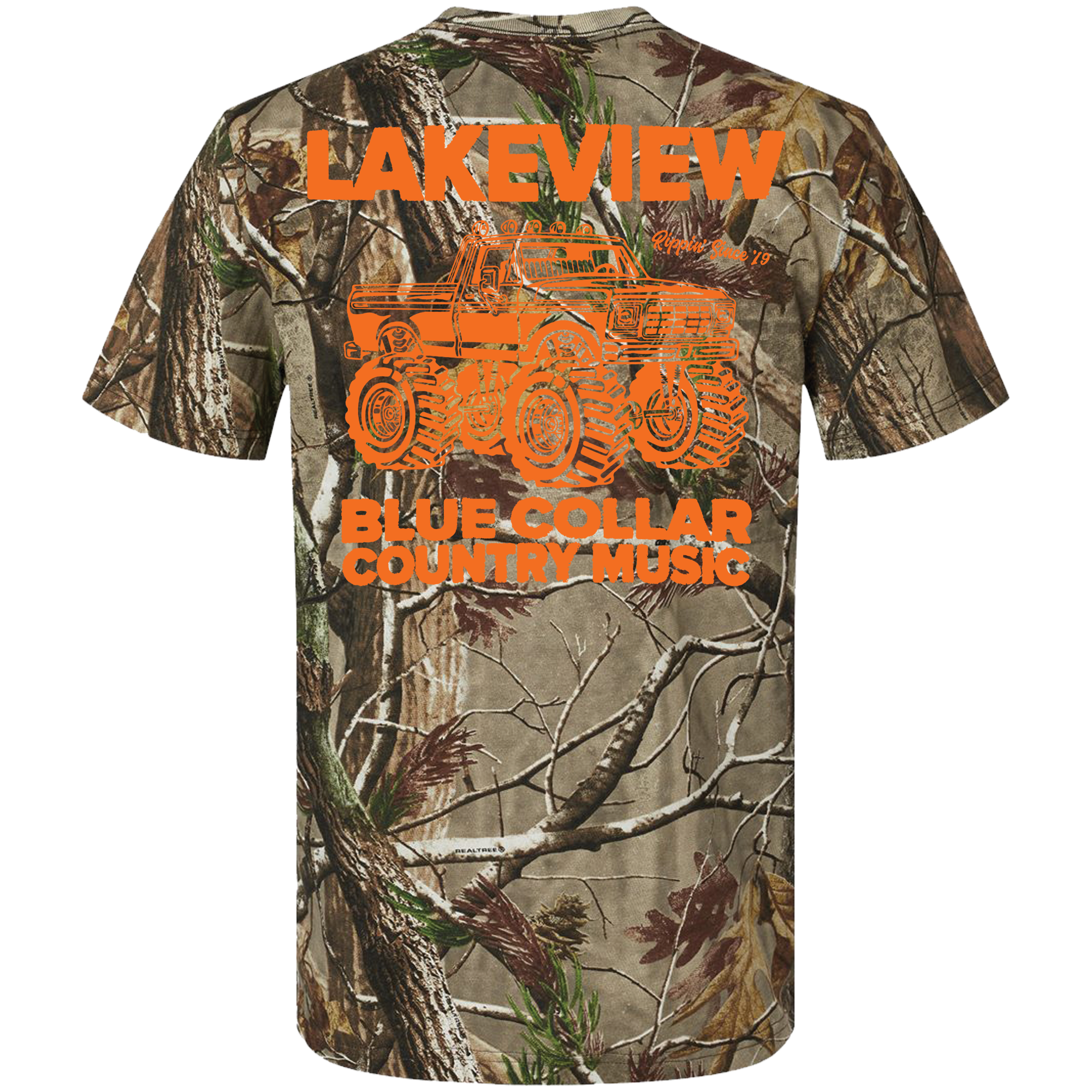 Lakeview - Truck Camo T-Shirt