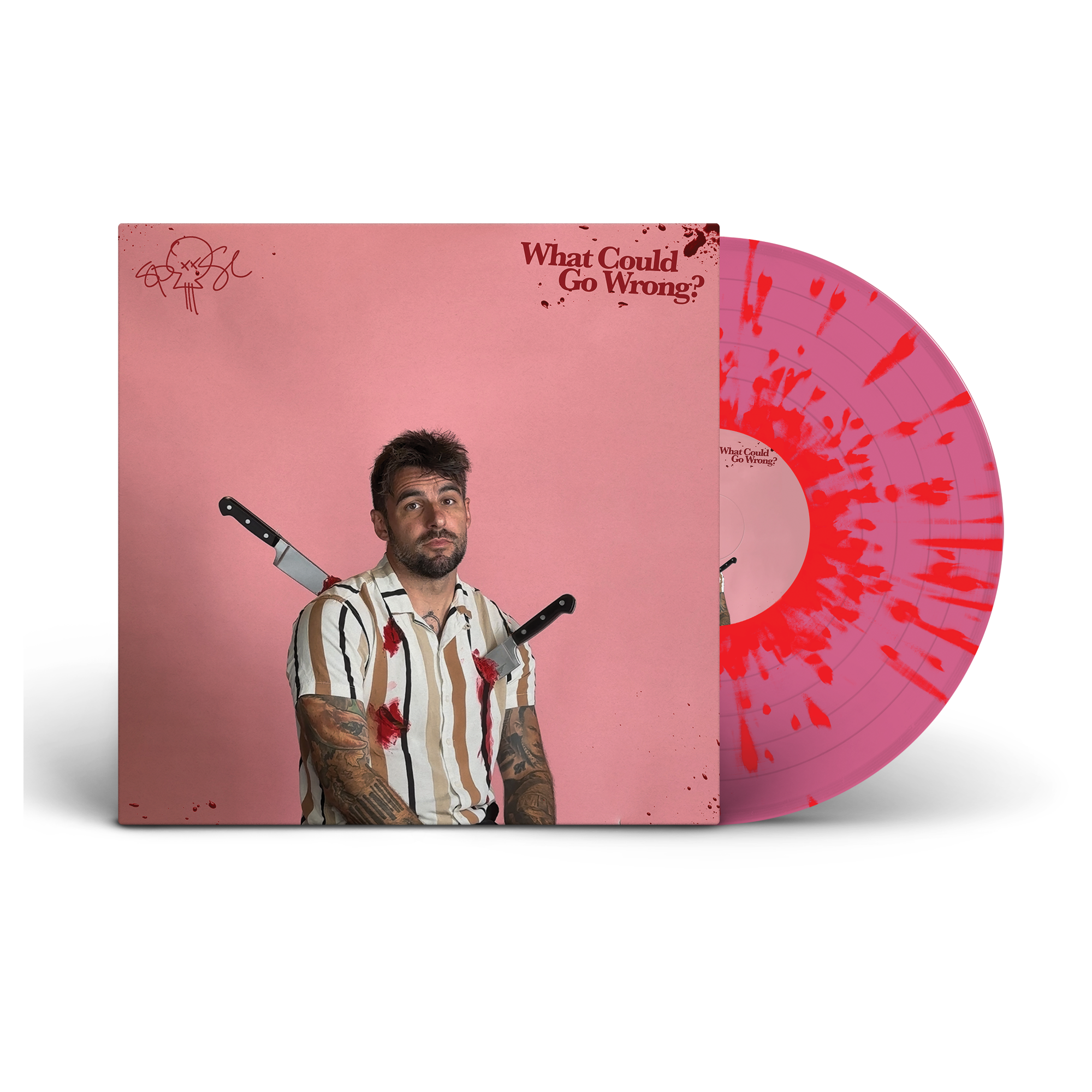 Spose - What Could Go Wrong Pink w/ Blood Splatter Vinyl (Pre-Order)