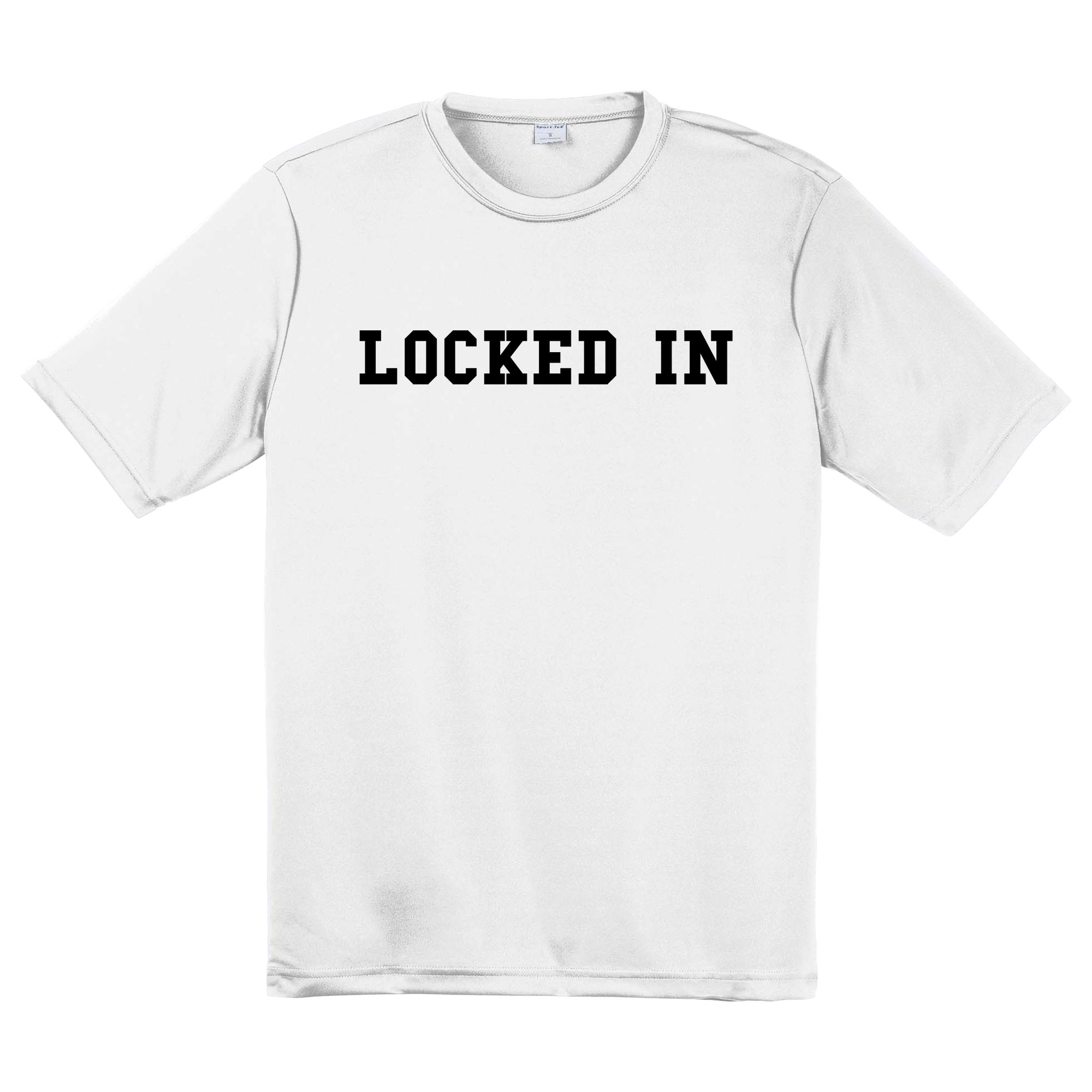 Davis Clarke - Locked In Performance T-Shirt (Black Print)