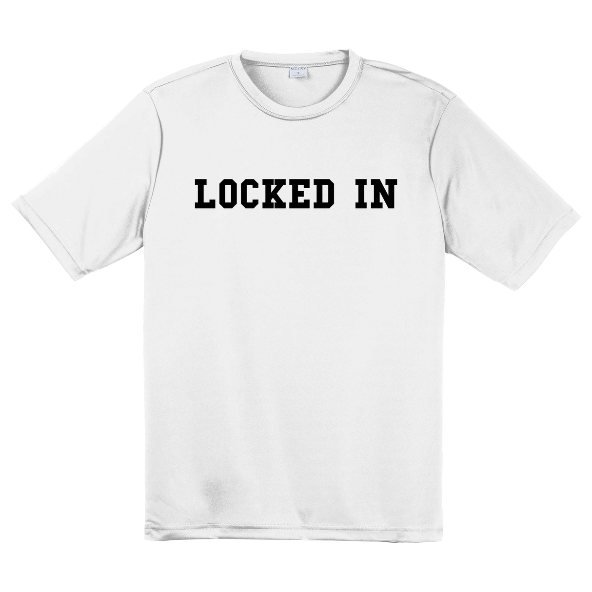 Davis Clarke - Locked In Performance T-Shirt (Black Print)