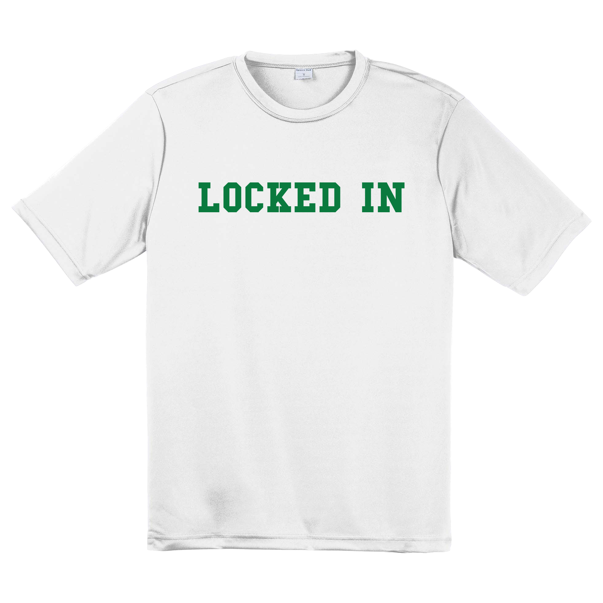 Davis Clarke - Locked In Performance T-Shirt (Green Print)