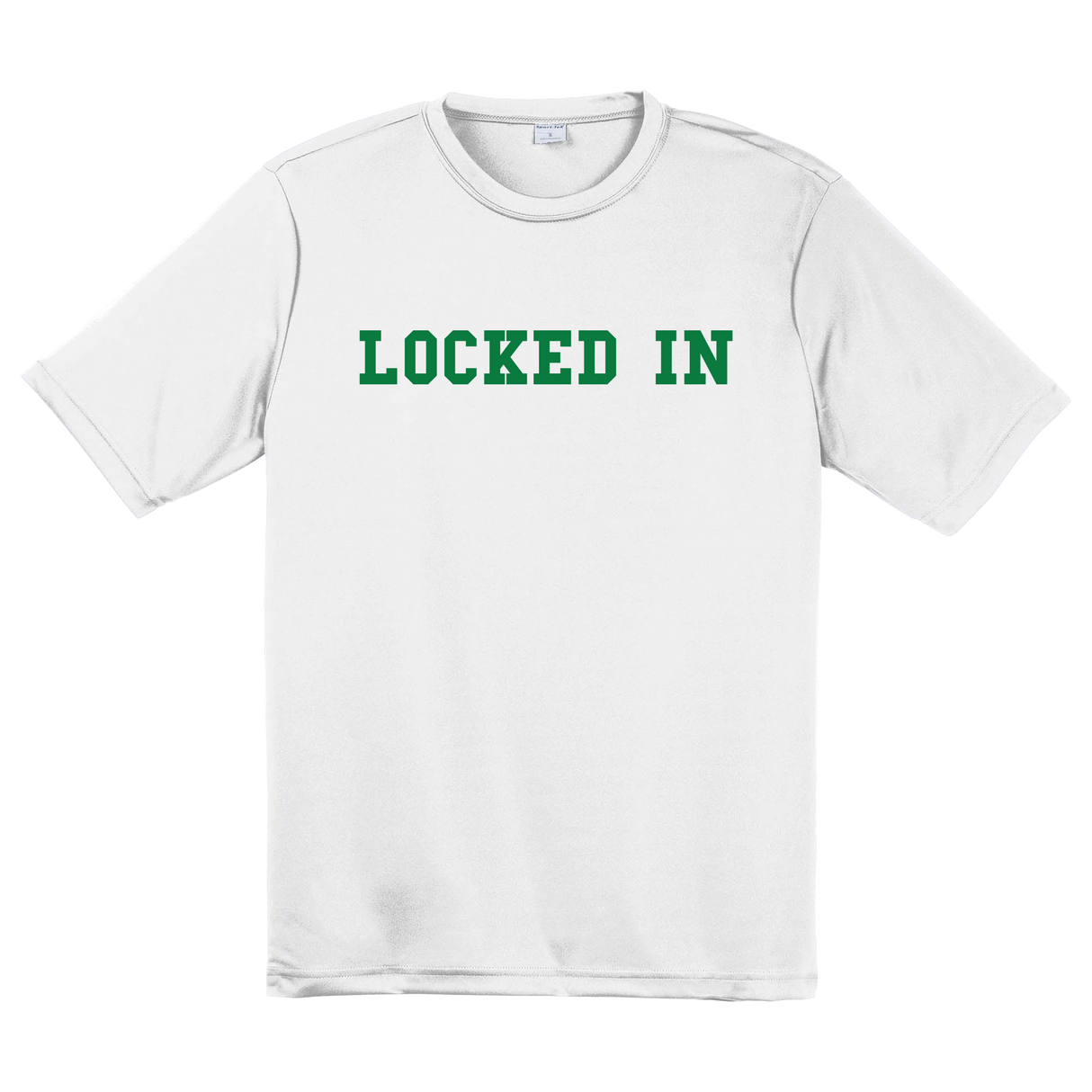 Davis Clarke - Locked In Performance T-Shirt (Green Print)