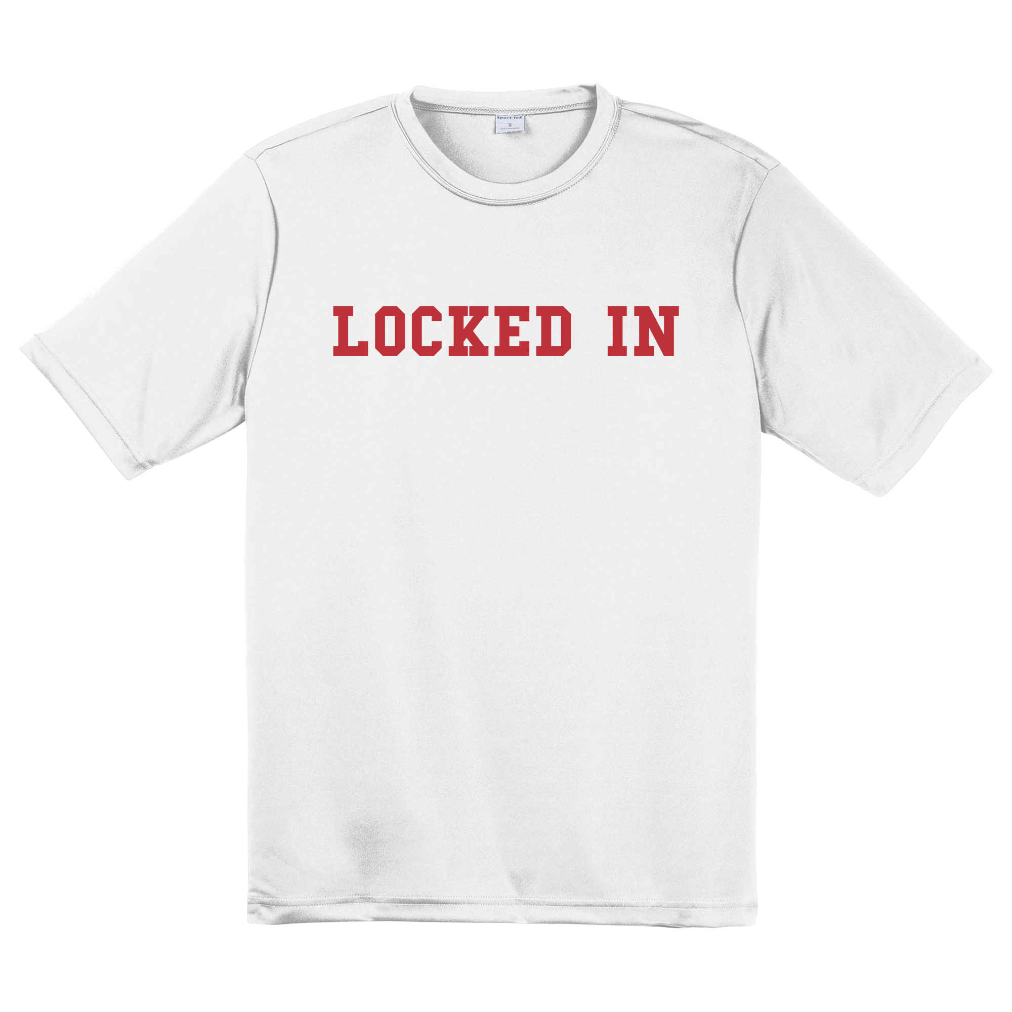 Davis Clarke - Locked In Performance T-Shirt (Red Print)