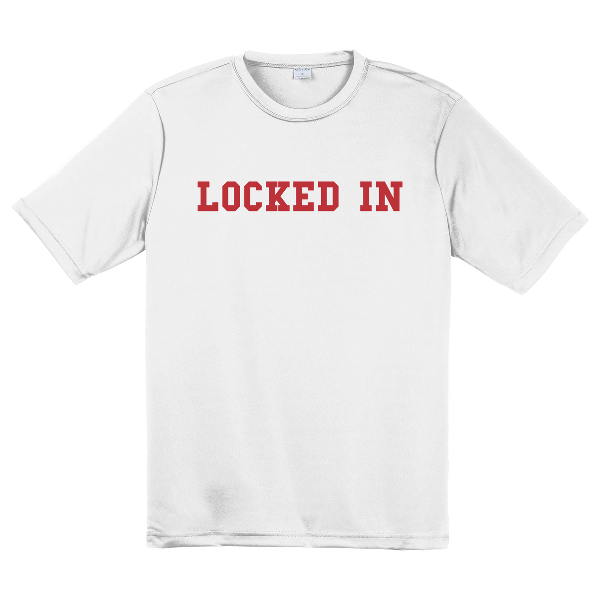 Davis Clarke - Locked In Performance T-Shirt (Red Print)