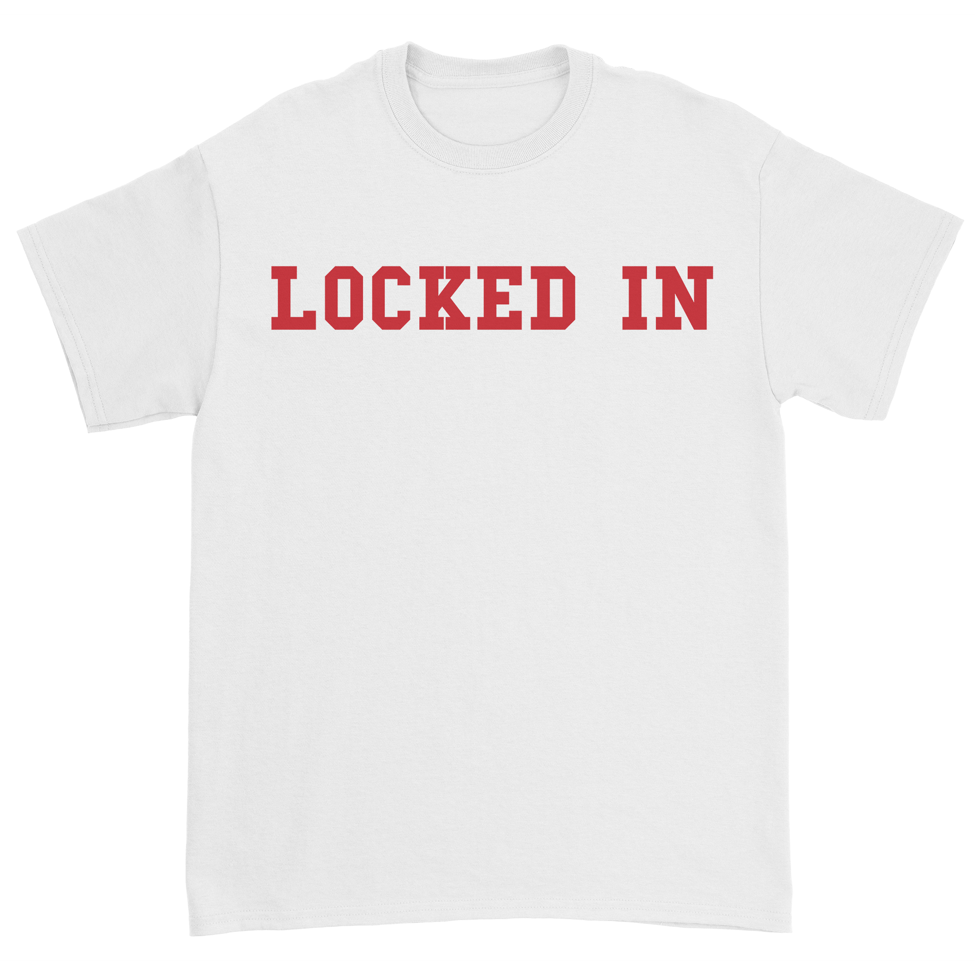 Davis Clarke - Locked In T-Shirt (Red Print)